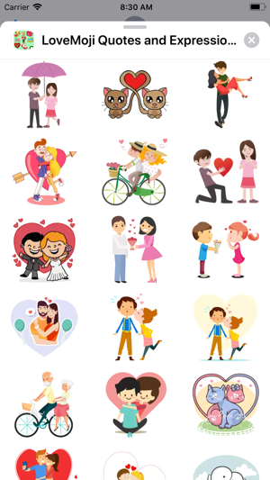 LoveMoji- Love Quotes & Wishes(圖4)-速報App