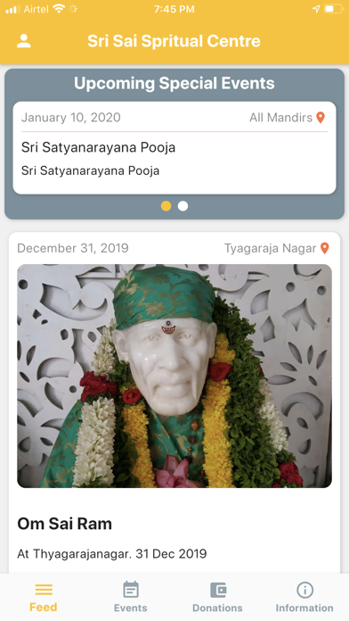 Sri Sai Spiritual Centre screenshot 2