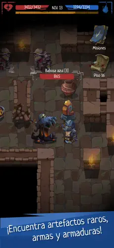 Screenshot 2 RPG Roguelike Español Offline iphone