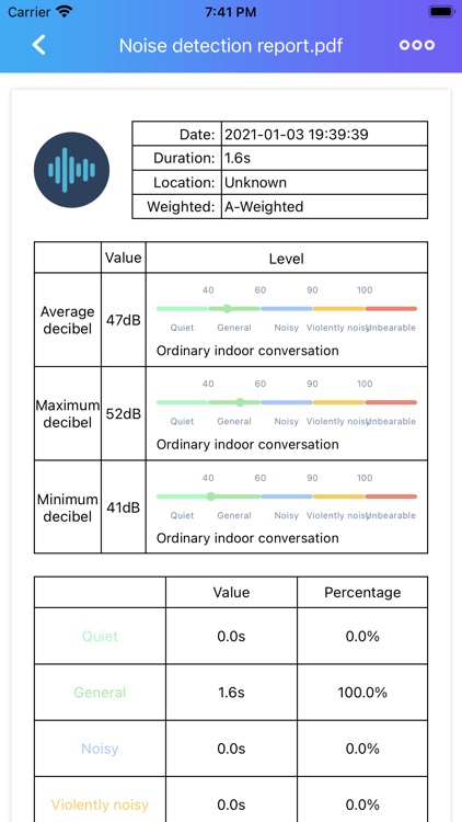 DecibelMeter - Noise detector screenshot-3