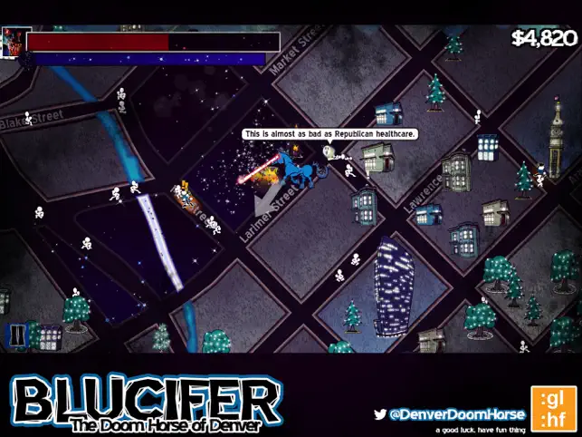 Blucifer, game for IOS