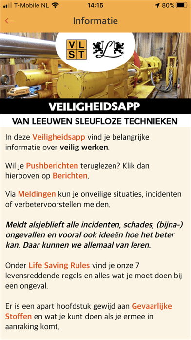 VLST Veiligheidsapp screenshot 2