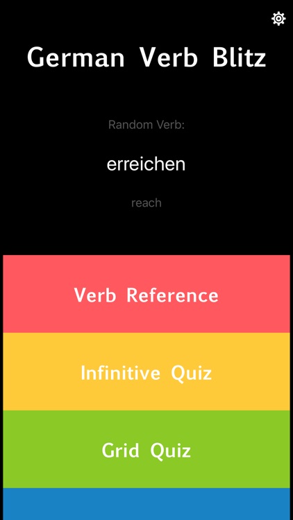 German Verb Blitz