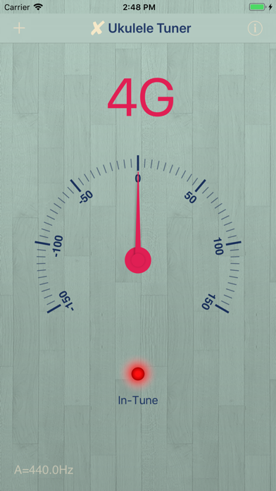 XUkuleleTuner screenshot 2