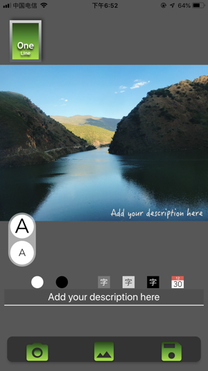 一行字 - 給你的照片加上日期和文字說明(圖3)-速報App