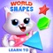 *** Educational game for preschoolers "World of Shapes" with more than 20 challenges to complete, suited for children from 1 year and older