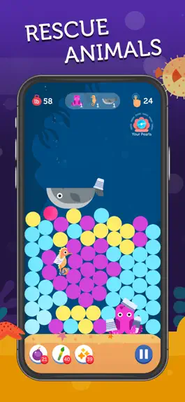 Game screenshot Bubblesome – Clean the Ocean! apk