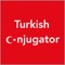 An application to conjugate Turkish verbs in different tenses