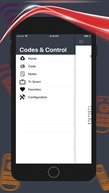 Universal Control Codes