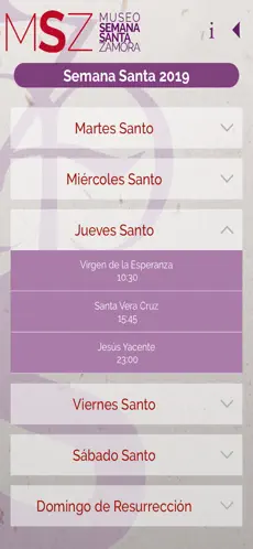 Screenshot 6 Semana Santa Zamora Actual MSZ iphone