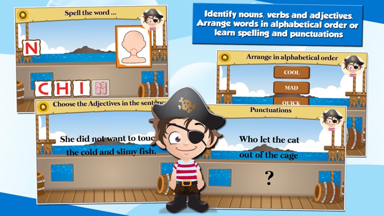 Pirate Kids 2nd Grade School screenshot-3