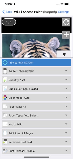 sharp printer app for iphone