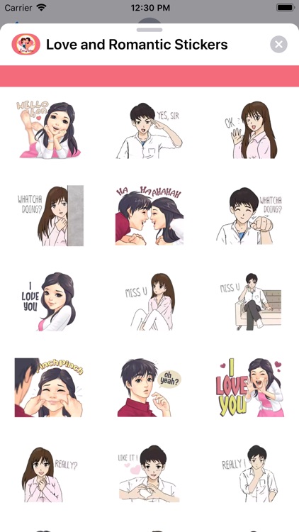 Romantic and Love Stickers