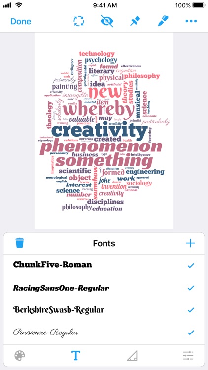 Wordsalad - Smart Word Clouds