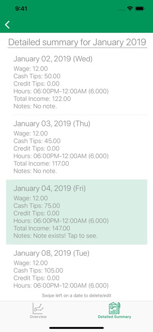 TipTracker - track your income(圖4)-速報App