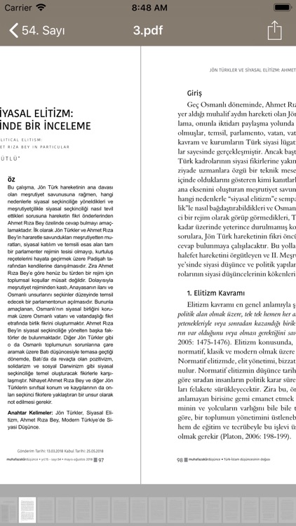 Muhafazakâr Düşünce Dergisi