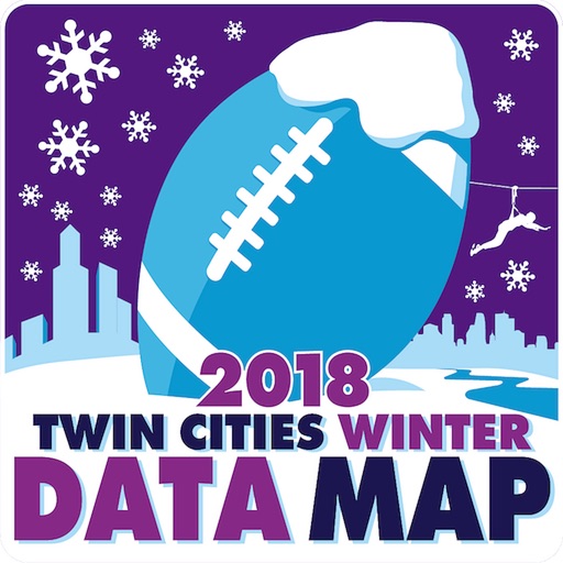 Twin Cities Winter Data Map