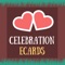 Celebration eCards is bundled with templates and categories ranging from Christmas to Love or Birthday