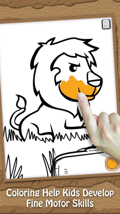 How to cancel & delete Kids Paint & Play Animal Planet Discovery Coloring from iphone & ipad 1