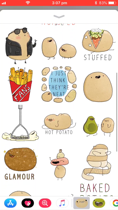 Potato Sticker Pack screenshot 3