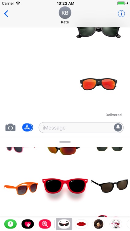 Sunglasses Stickers for iMessa screenshot-4