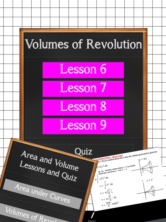 Area and Volume using Calculus