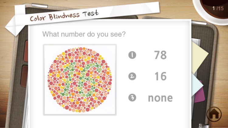 Easy Color Blindness Test