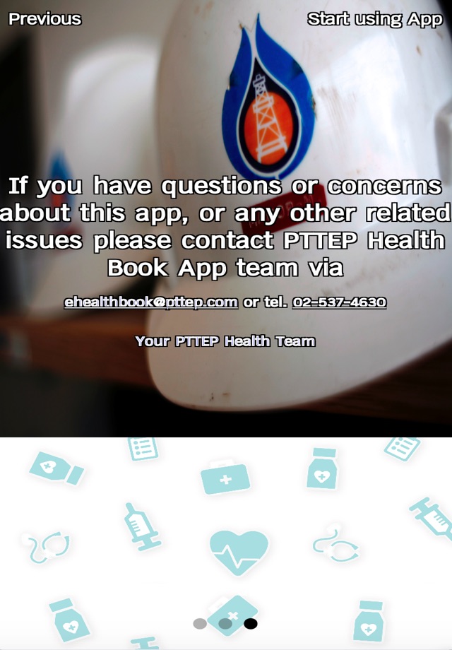 PTTEP Health Book Application screenshot 4