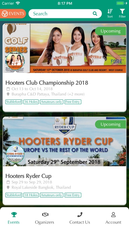 GOLF CITIZEN Events