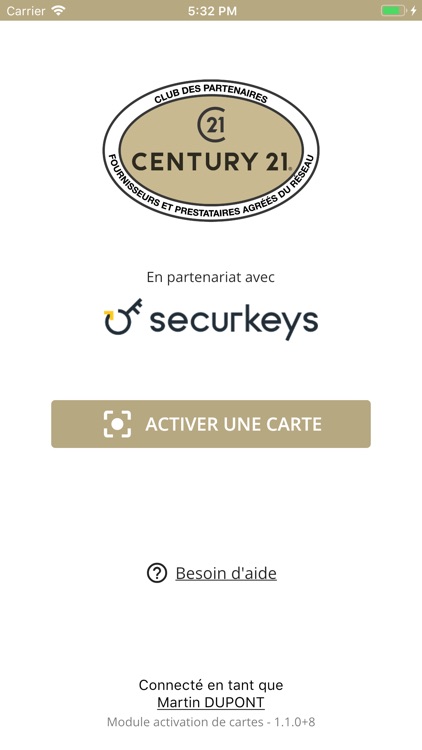 Activation cartes Century 21 screenshot-3