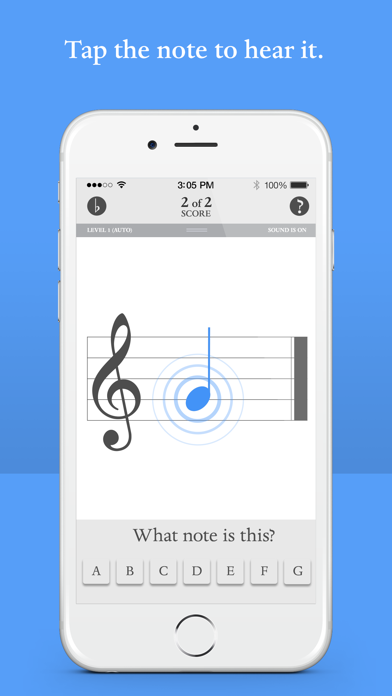 How to cancel & delete Blue Note: Learn to read music notes - Flash Cards from iphone & ipad 2