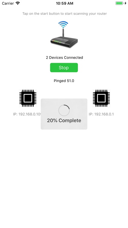 Карта router scan