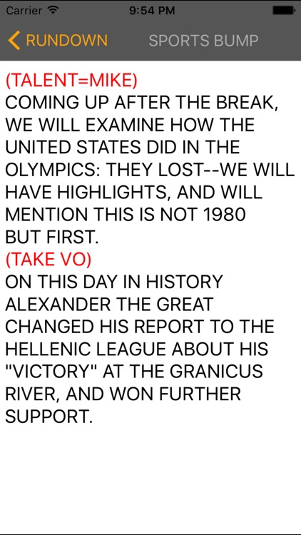 News Eye for iNEWS