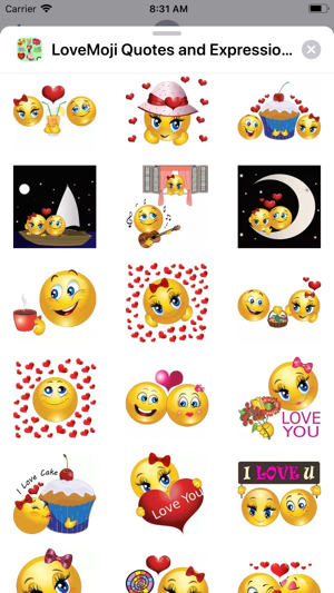 LoveMoji- Love Quotes & Wishes(圖8)-速報App