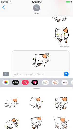 Mi-Ke the Cat Stickers(圖3)-速報App