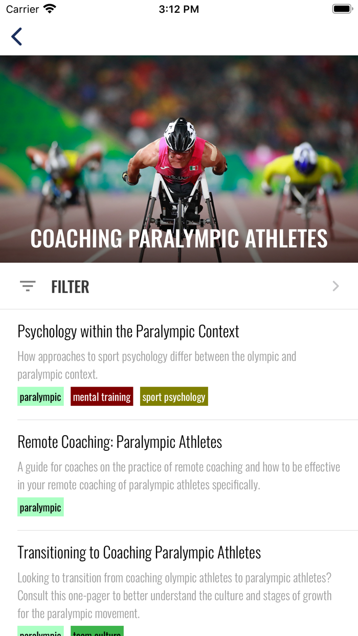 Panam Sports Mobile Coach