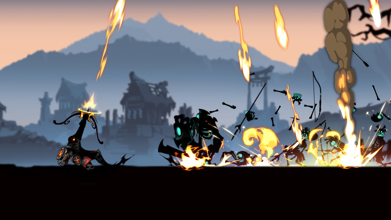 Stickman Master: Shadow Ninja Hack screenshot 1 - iOS game interface