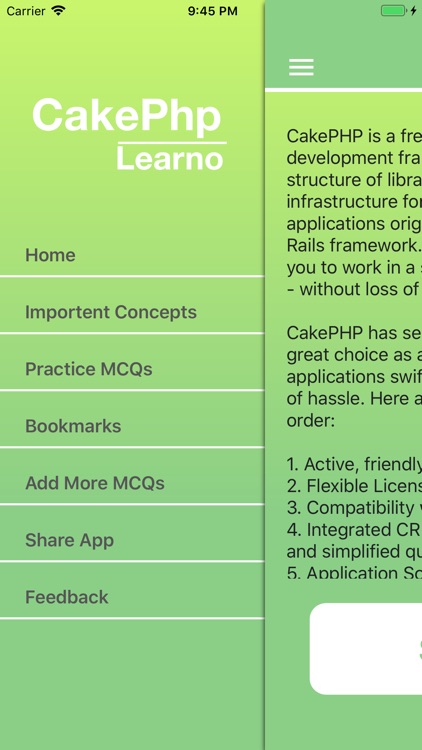 CakePhp Learno