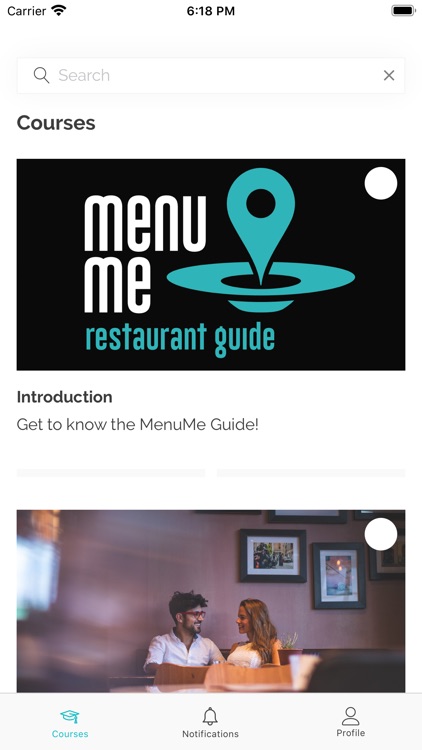 MenuMe Guide Academy