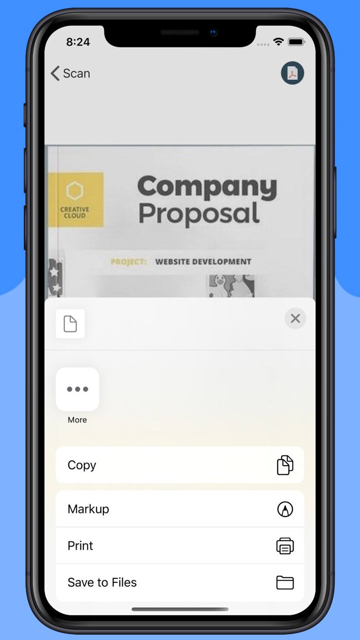 Doc scanner OCR Search