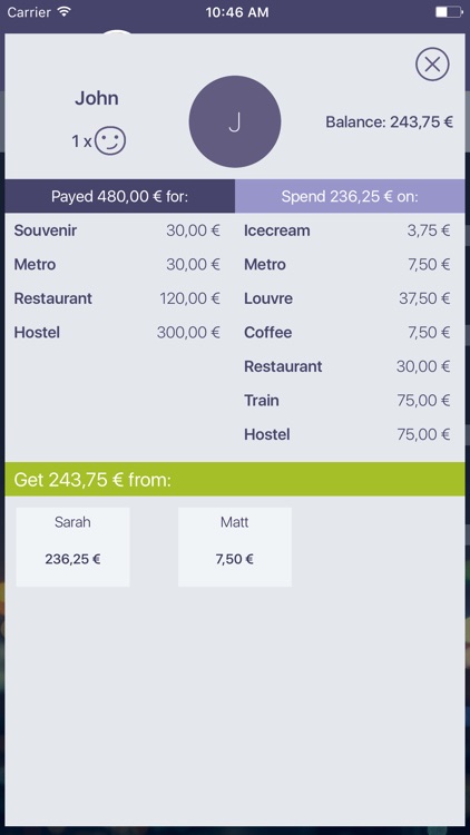 Split expenses & bills, costs screenshot-4