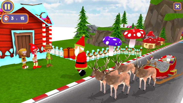 Santa Christmas Infinite Track screenshot-5