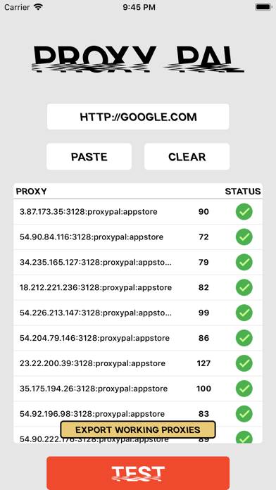 ProxyPal proxy maker & tester screenshot 3