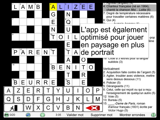 Mots Croises Dans L App Store