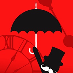 Man Falling Down-Open Umbrella