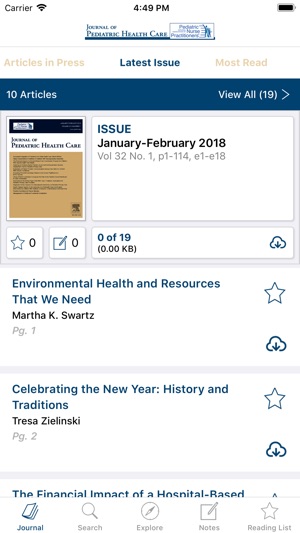 Journal of Ped Health Care(圖2)-速報App