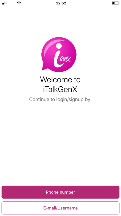 iTalkGenX screenshot 2