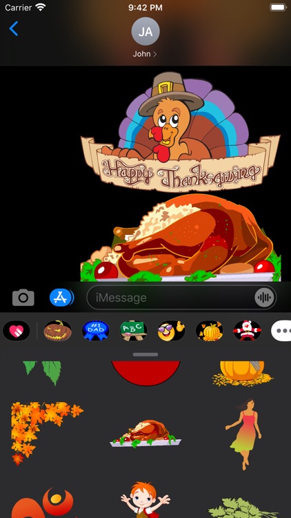 Thanksgiving Stickers & Emojis