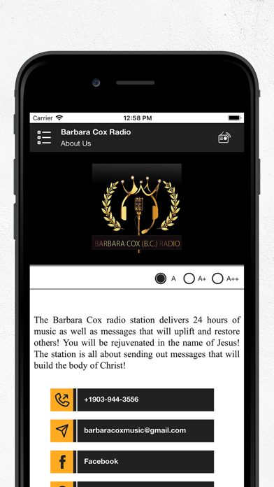 How to cancel & delete Barbara Cox Radio from iphone & ipad 4