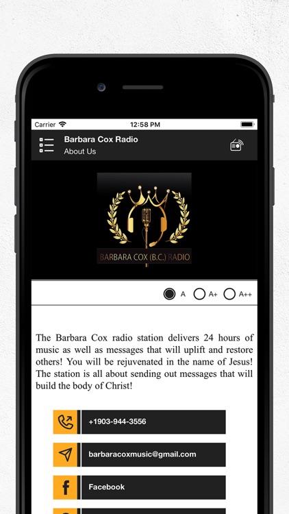 Barbara Cox Radio screenshot-3